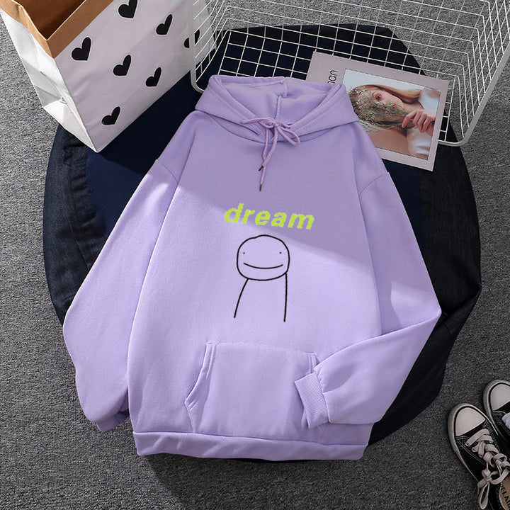 Unisex Oversized Hoodie with Minimalist Front Print and Kangaroo Pocket