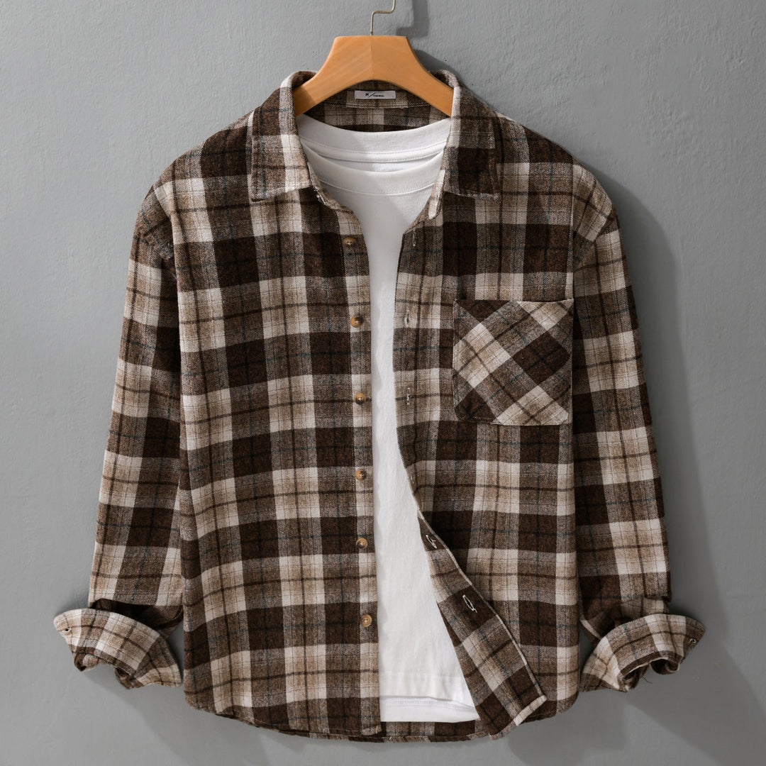 Men's Check Flannel Overshirt
