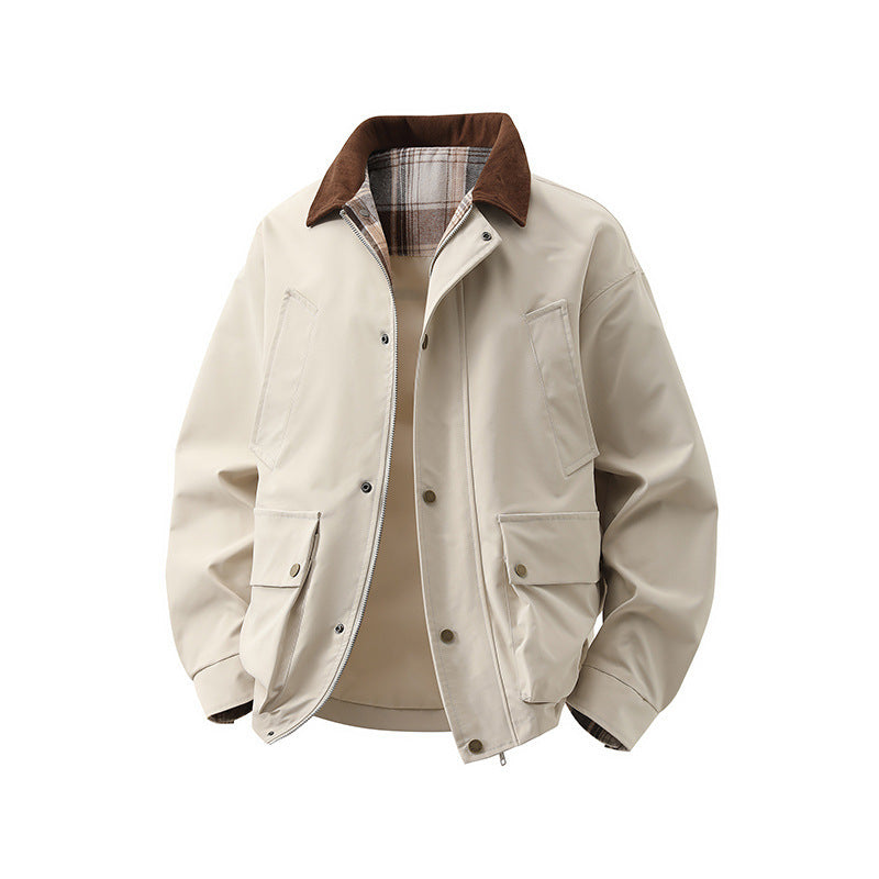 Men's Robust Work Jacket with Practical Pockets
