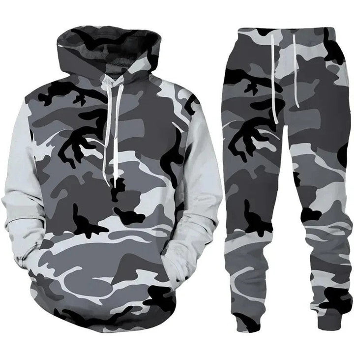 Men's Stylish Hoodie Sweatshirt and Jogging Pants Set
