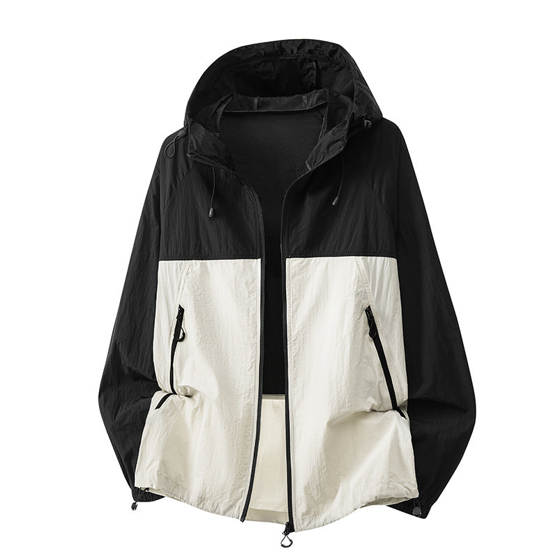 Men's Technical Hooded Jacket with Zipper