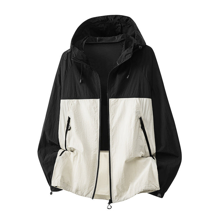 Men's Technical Hooded Jacket with Zipper