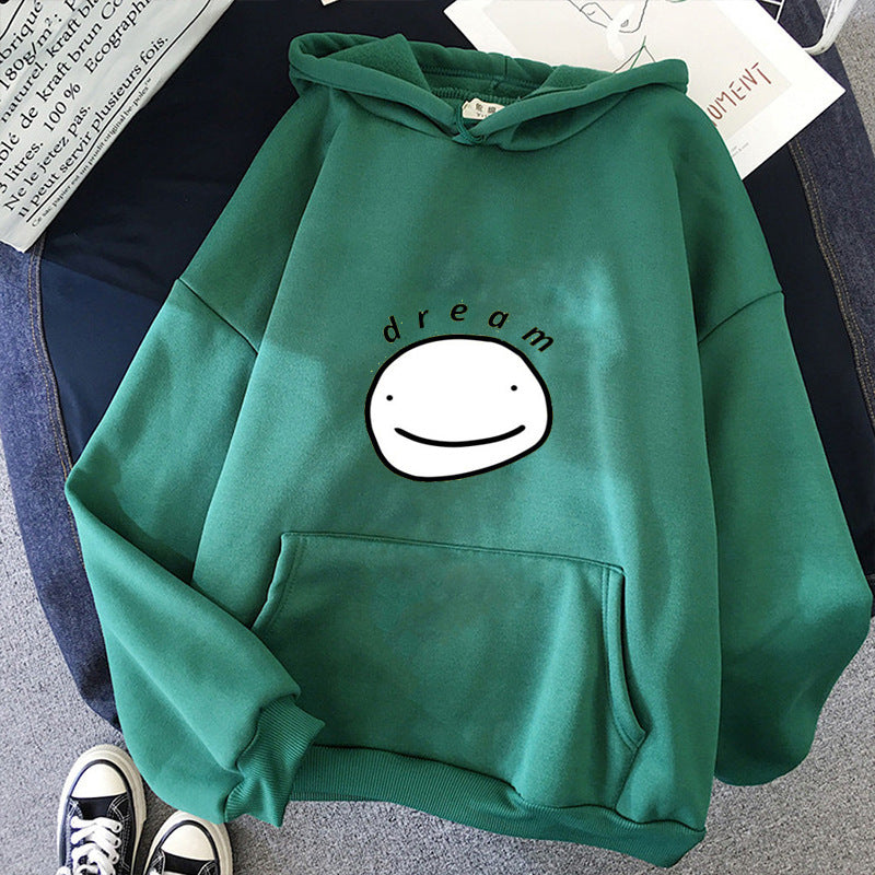 Unisex Oversized Hoodie with Minimalist Front Print and Kangaroo Pocket