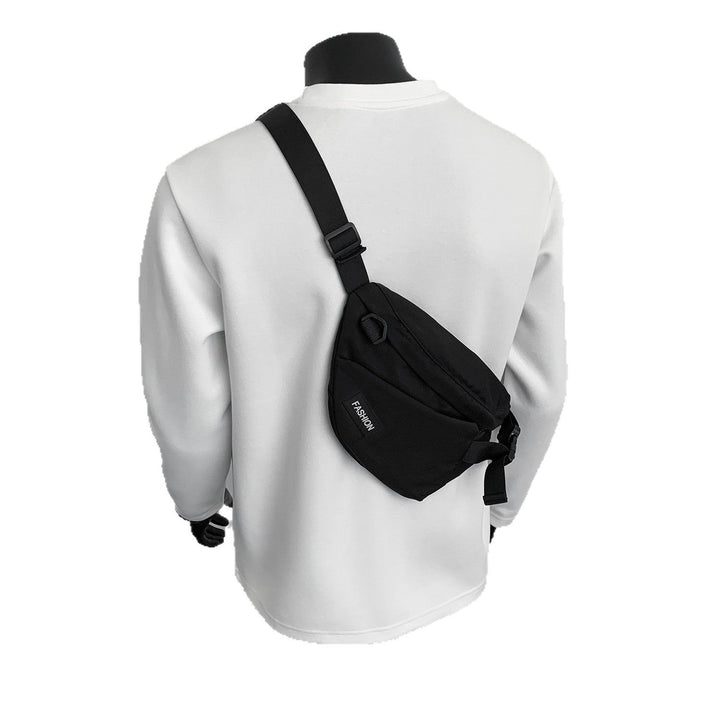 Men's Sweatshirt with Structured Seam Details and Round Neck