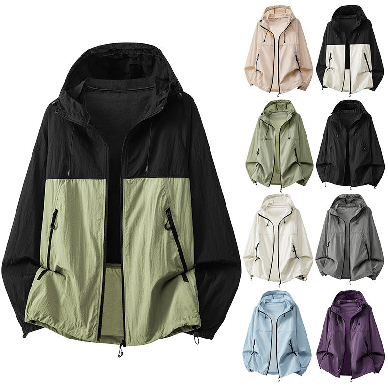 Men's Technical Hooded Jacket with Zipper