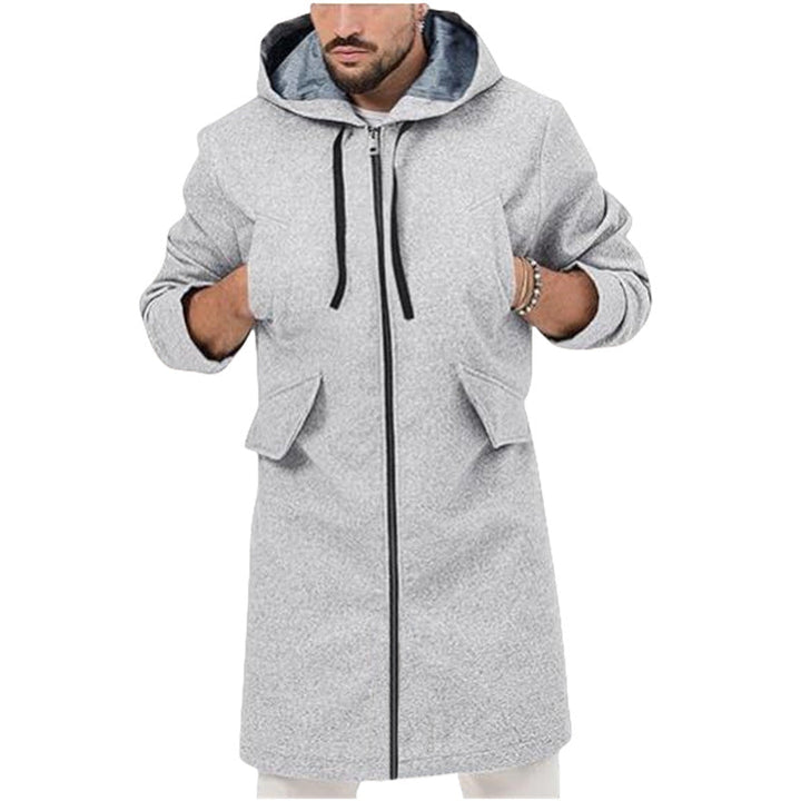 Men's Stylish Long Jacket with Hood