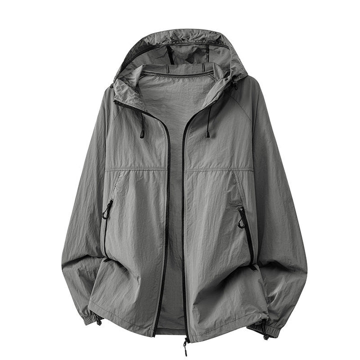 Men's Technical Hooded Jacket with Zipper