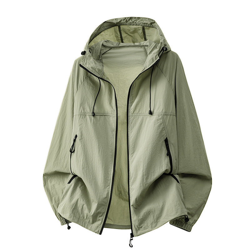 Men's Technical Hooded Jacket with Zipper