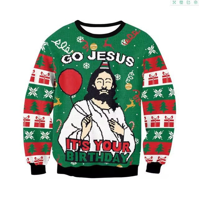 Christmas Men's Round Neck Sweater