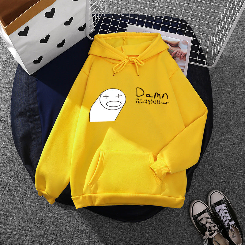 Women's Hoodie with Minimalist Graphic, Loose Oversized Fit and Kangaroo Pocket