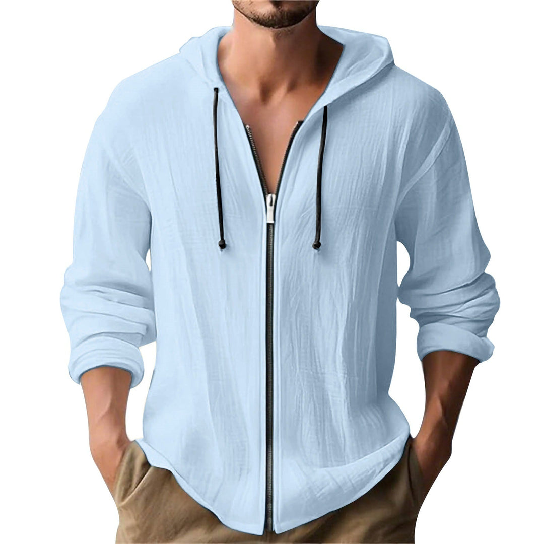 Men's Casual Hoodie Jacket with Zipper