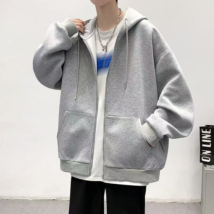 Unisex Comfortable Hooded Jacket with Side Pockets