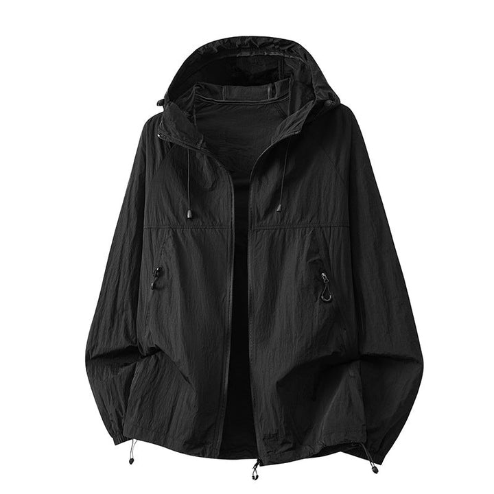 Men's Technical Hooded Jacket with Zipper