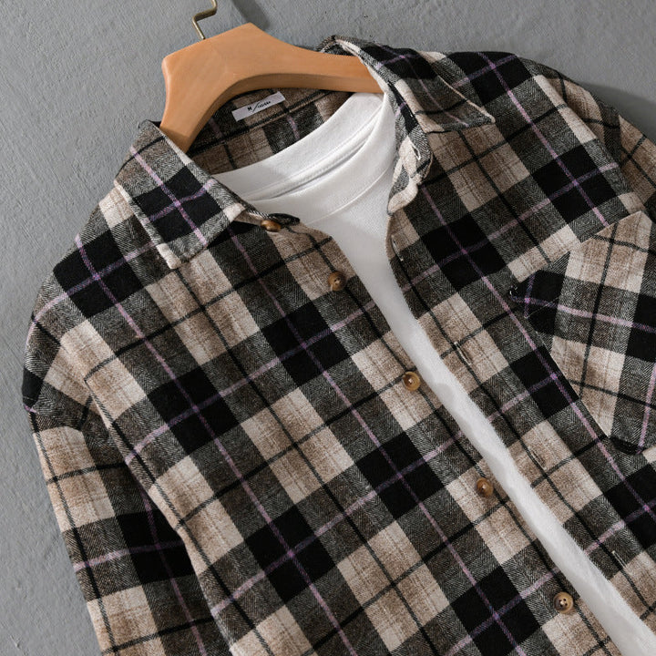 Men's Check Flannel Overshirt