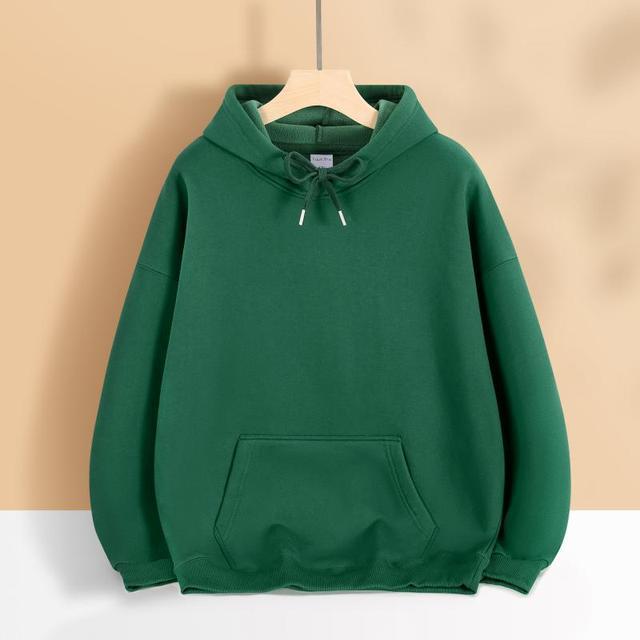 Women's Oversized Hoodie Dress with Kangaroo Pocket, Extended Silhouette and Soft French Terry
