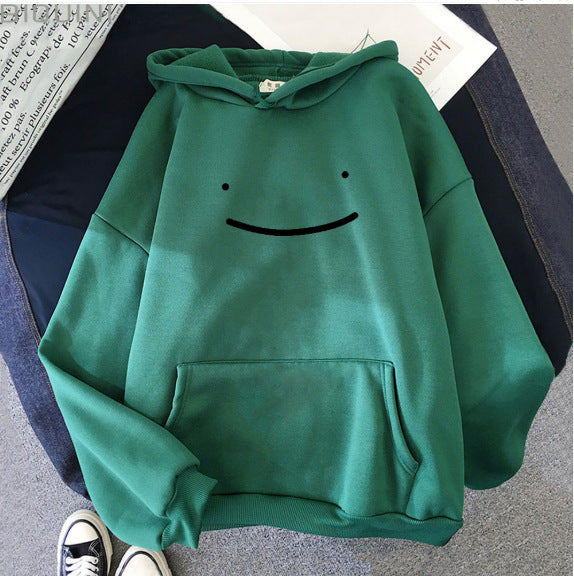 Unisex Oversized Hoodie with Minimalist Front Print and Kangaroo Pocket