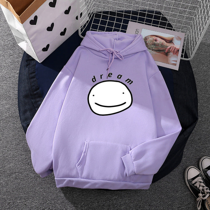 Unisex Oversized Hoodie with Minimalist Front Print and Kangaroo Pocket