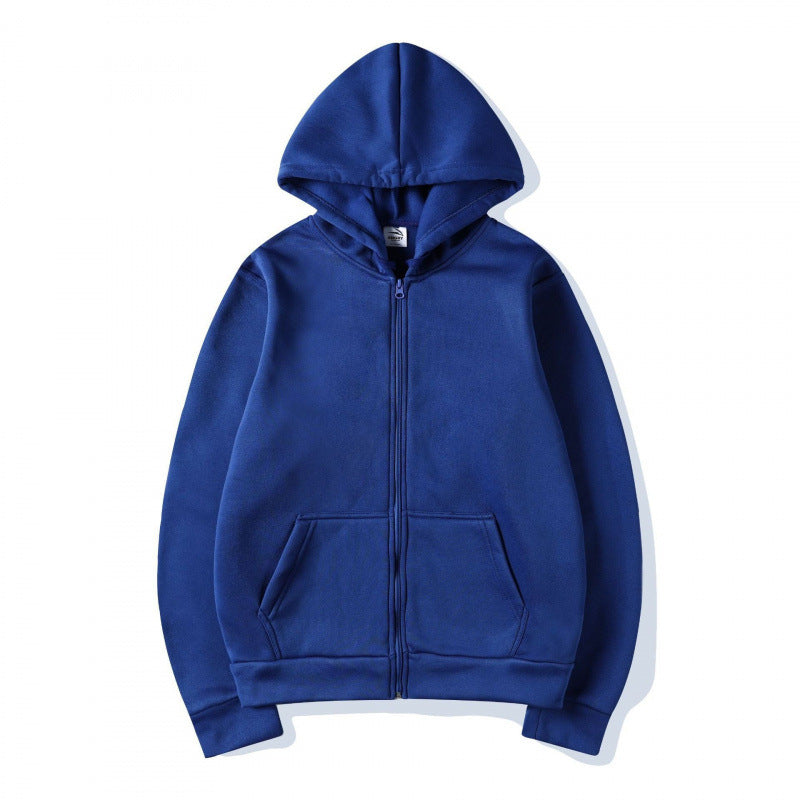 Women's Sporty Hoodie with Full Zip and Pocket
