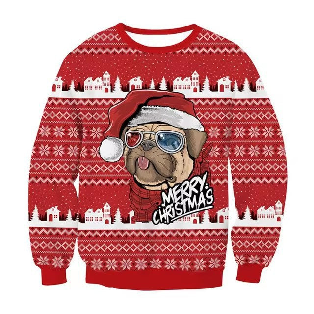Christmas Men's Round Neck Sweater