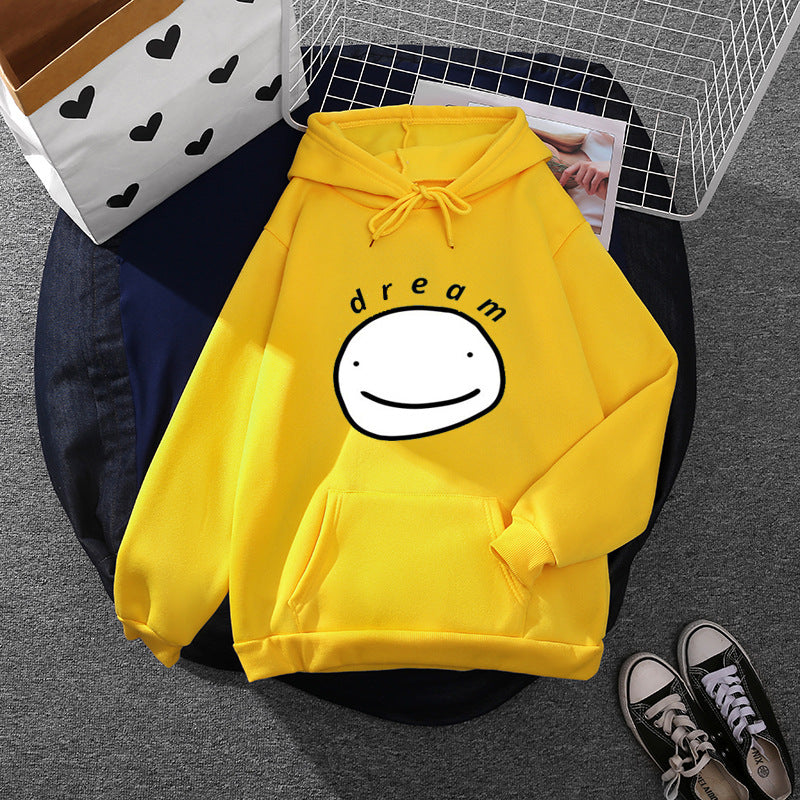 Unisex Oversized Hoodie with Minimalist Front Print and Kangaroo Pocket