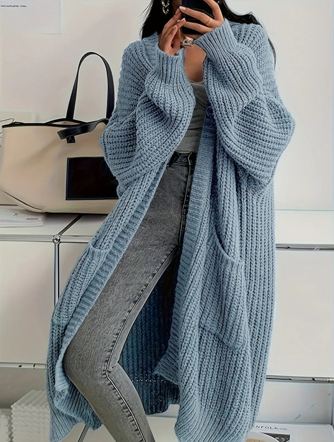 Women's Oversized Knitted Coat