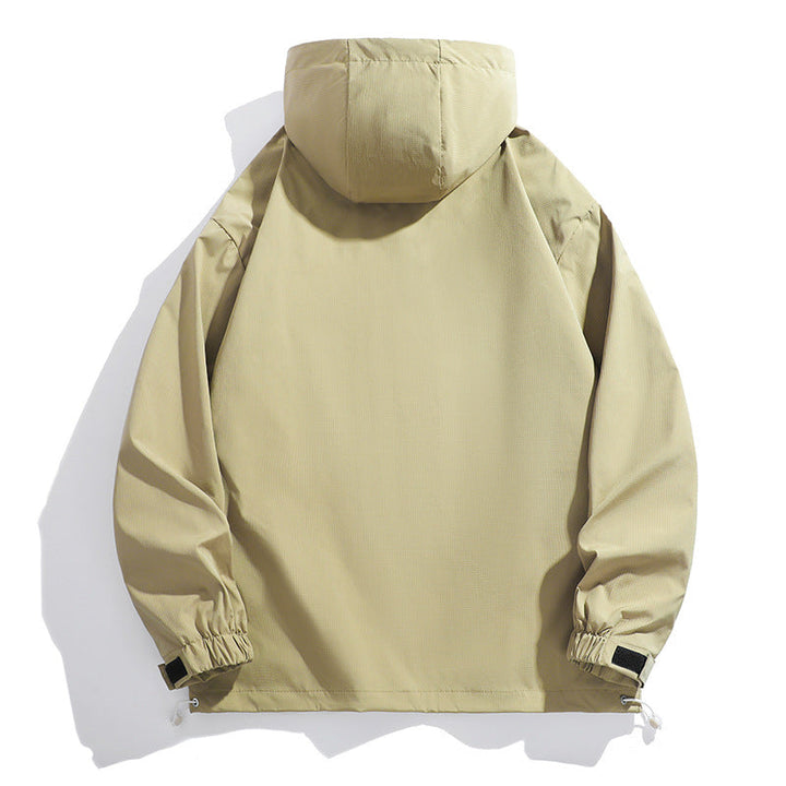 Men's Stylish Outdoor Jacket with High Collar