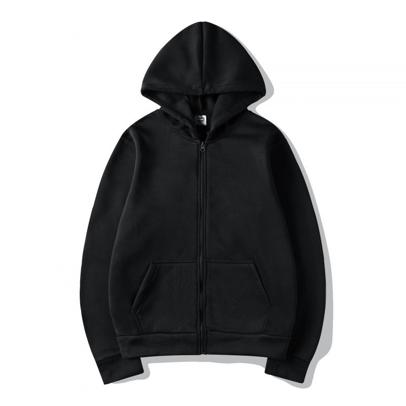 Women's Sporty Hoodie with Full Zip and Pocket
