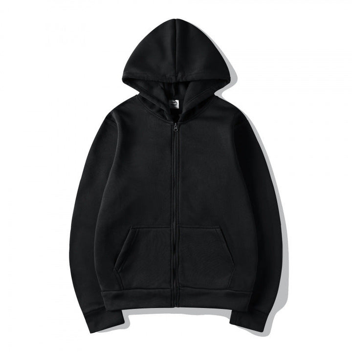 Women's Sporty Hoodie with Full Zip and Pocket