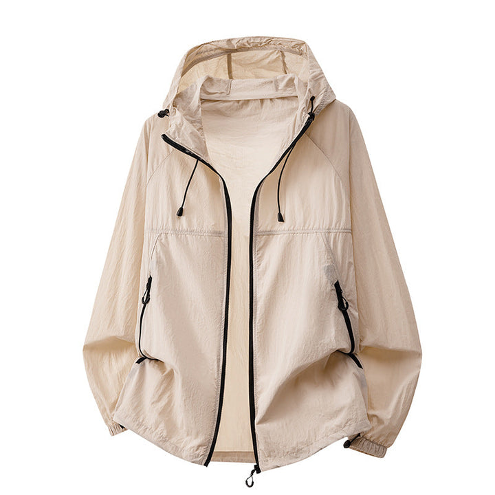 Men's Technical Hooded Jacket with Zipper