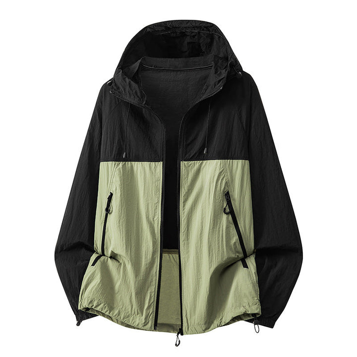 Men's Technical Hooded Jacket with Zipper