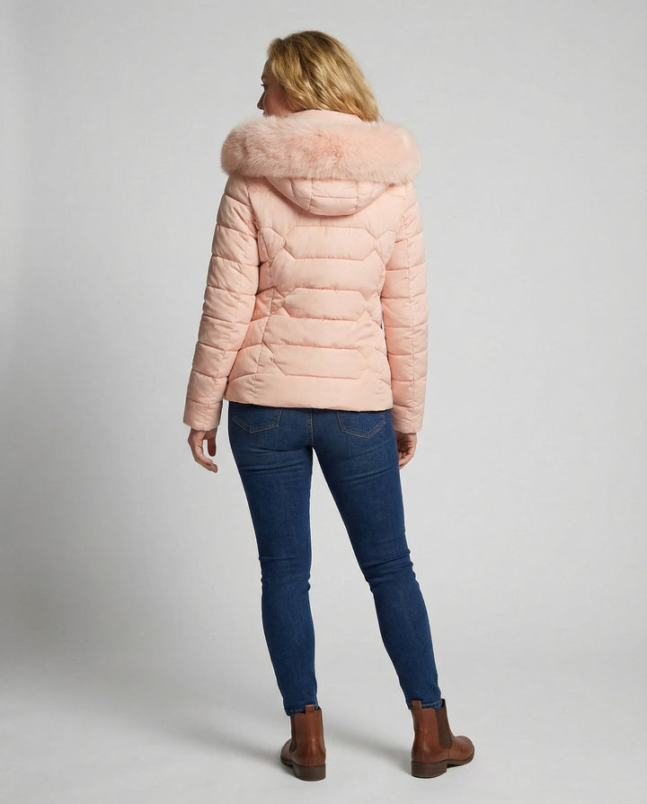Women's Winter Jacket Faux Fur