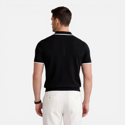 Men’s Slim Fit Summer Polo Shirt Lightweight Breathable Knit