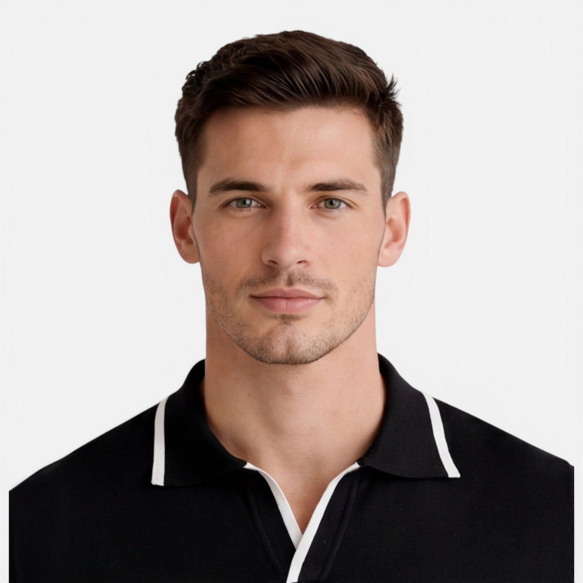 Men’s Slim Fit Summer Polo Shirt Lightweight Breathable Knit