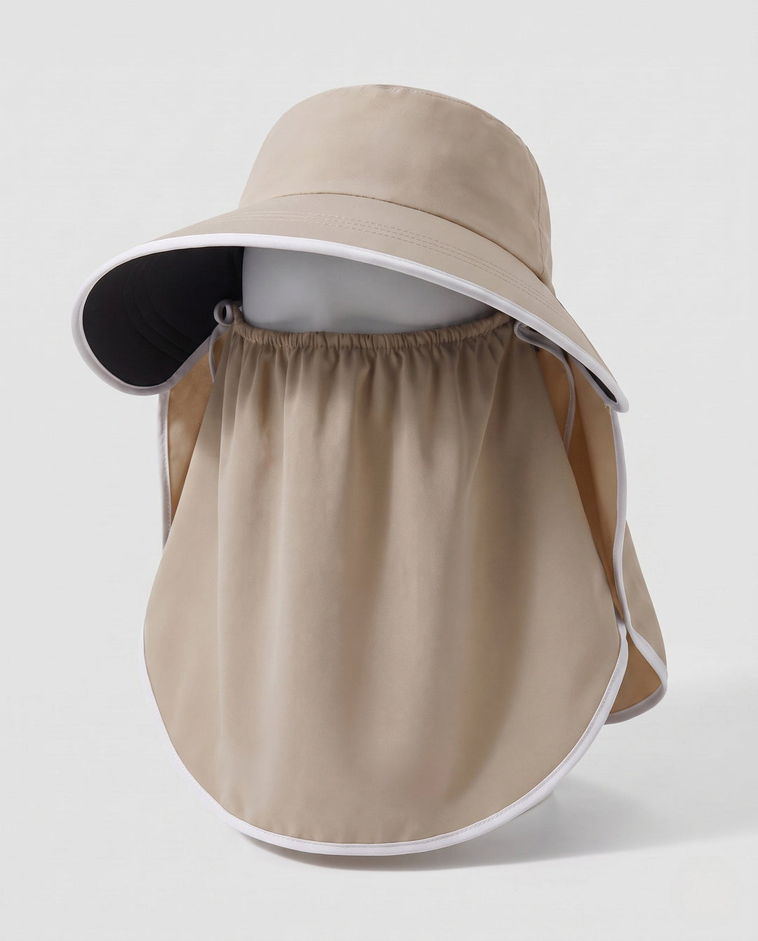 Women UV Protection Hat with Integrated Face Shield