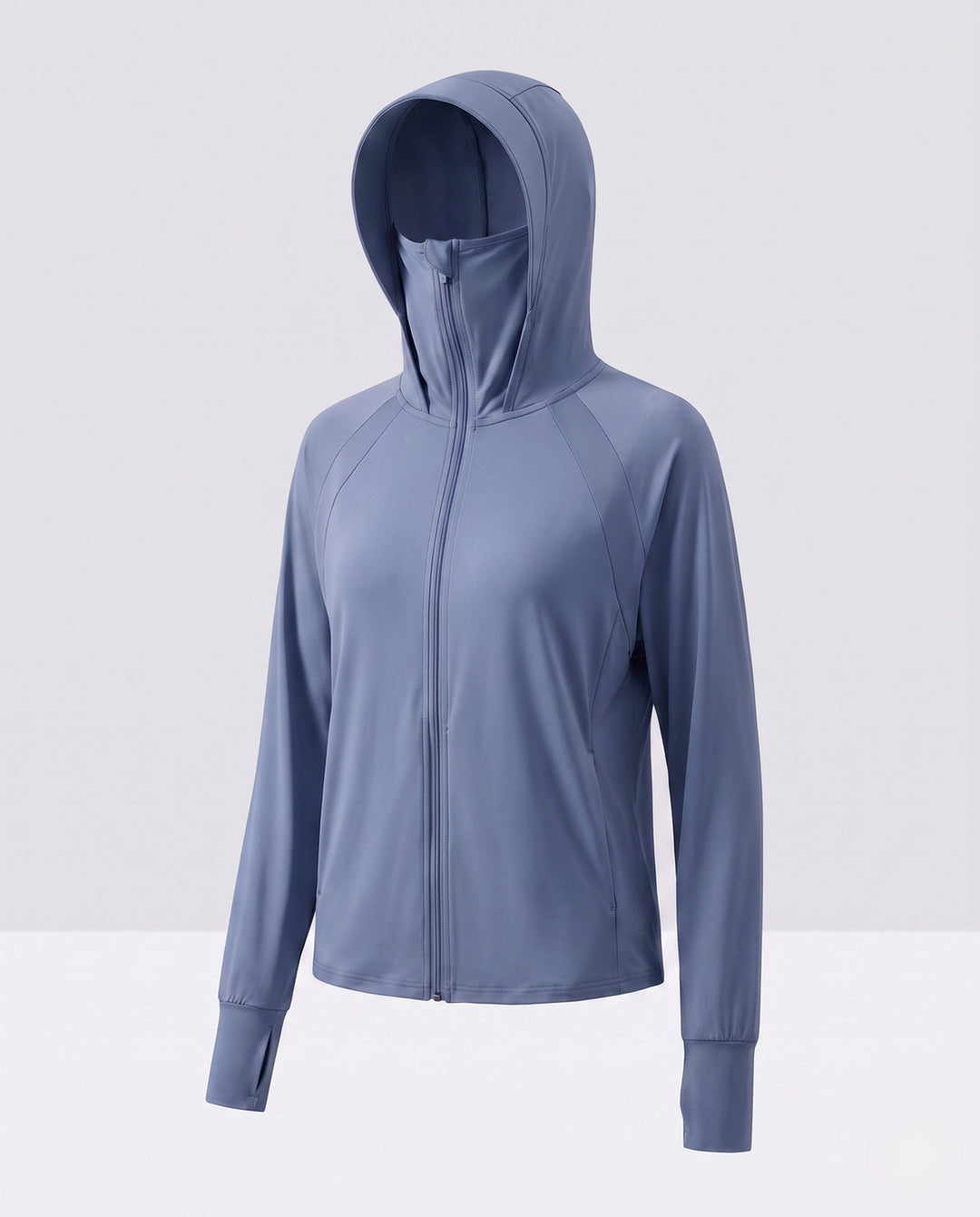 Women's UV Protection Jacket with Oversized Cut and Integrated Hood