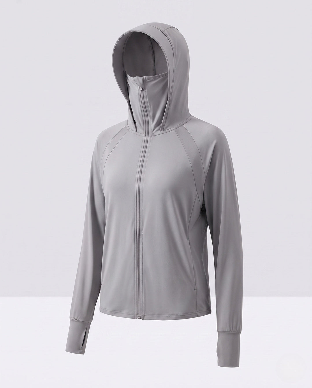 Women's UV Protection Jacket with Oversized Cut and Integrated Hood