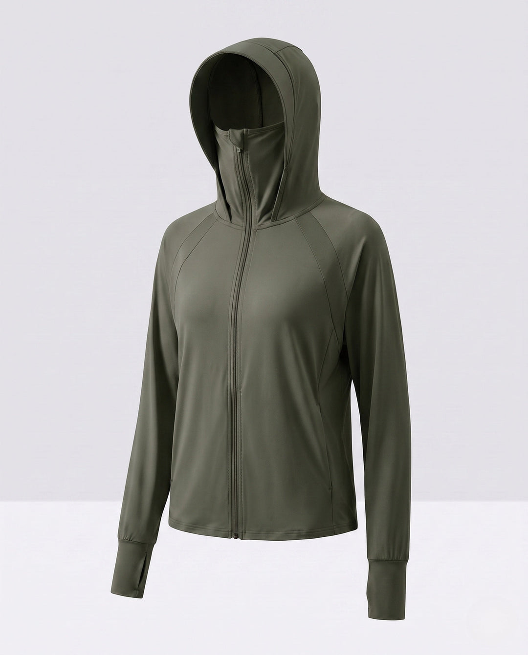 Women's UV Protection Jacket with Oversized Cut and Integrated Hood