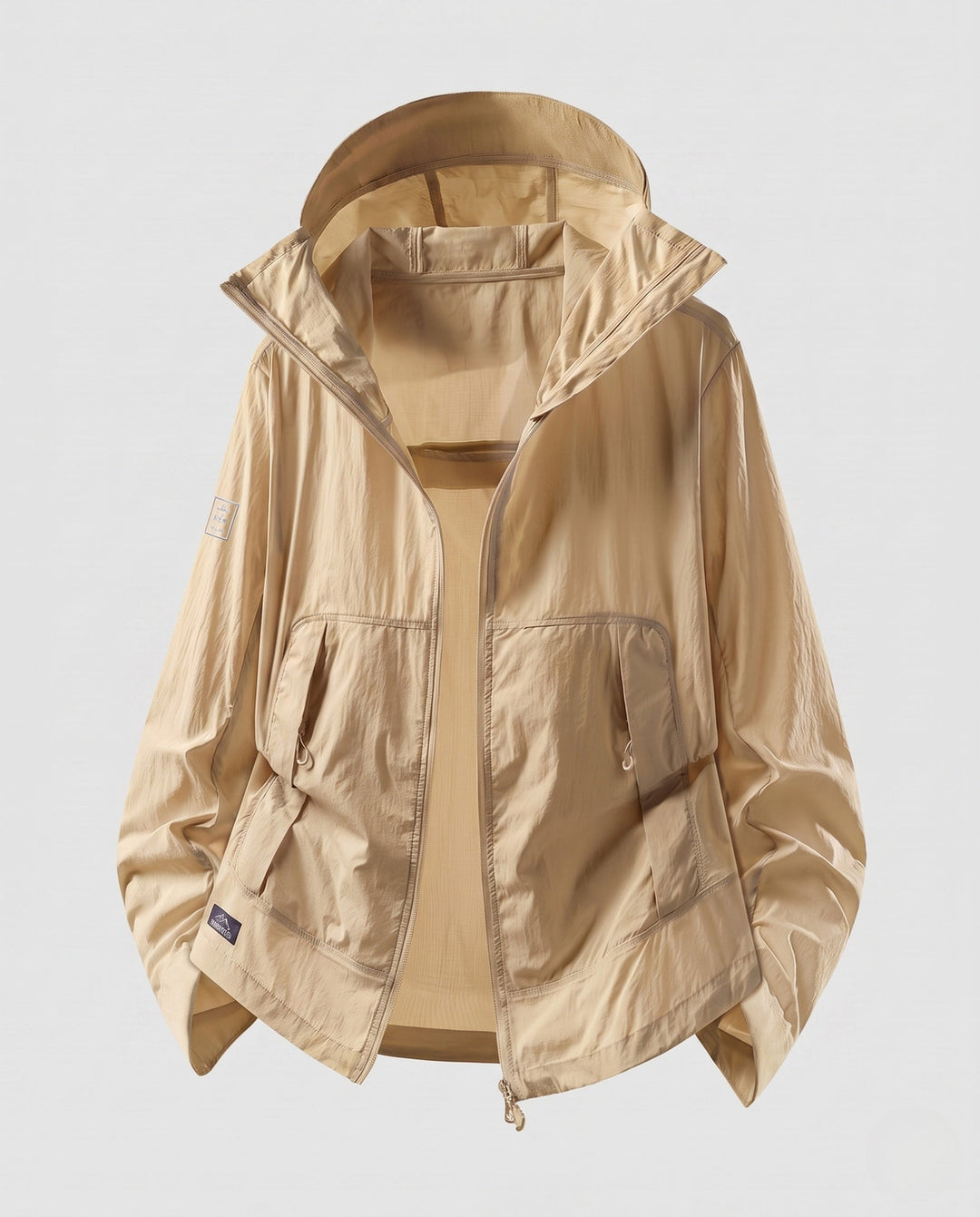 Women's Lightweight Windbreaker with Practical Cut and Breathable Inserts