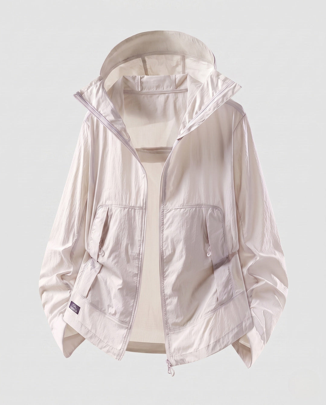 Women's Lightweight Windbreaker with Practical Cut and Breathable Inserts