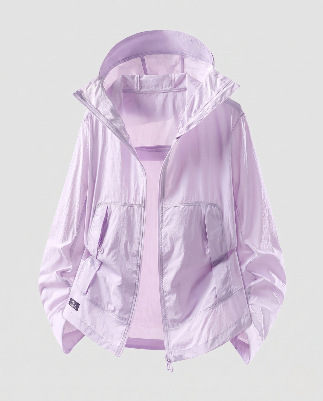 Women's Lightweight Windbreaker with Practical Cut and Breathable Inserts