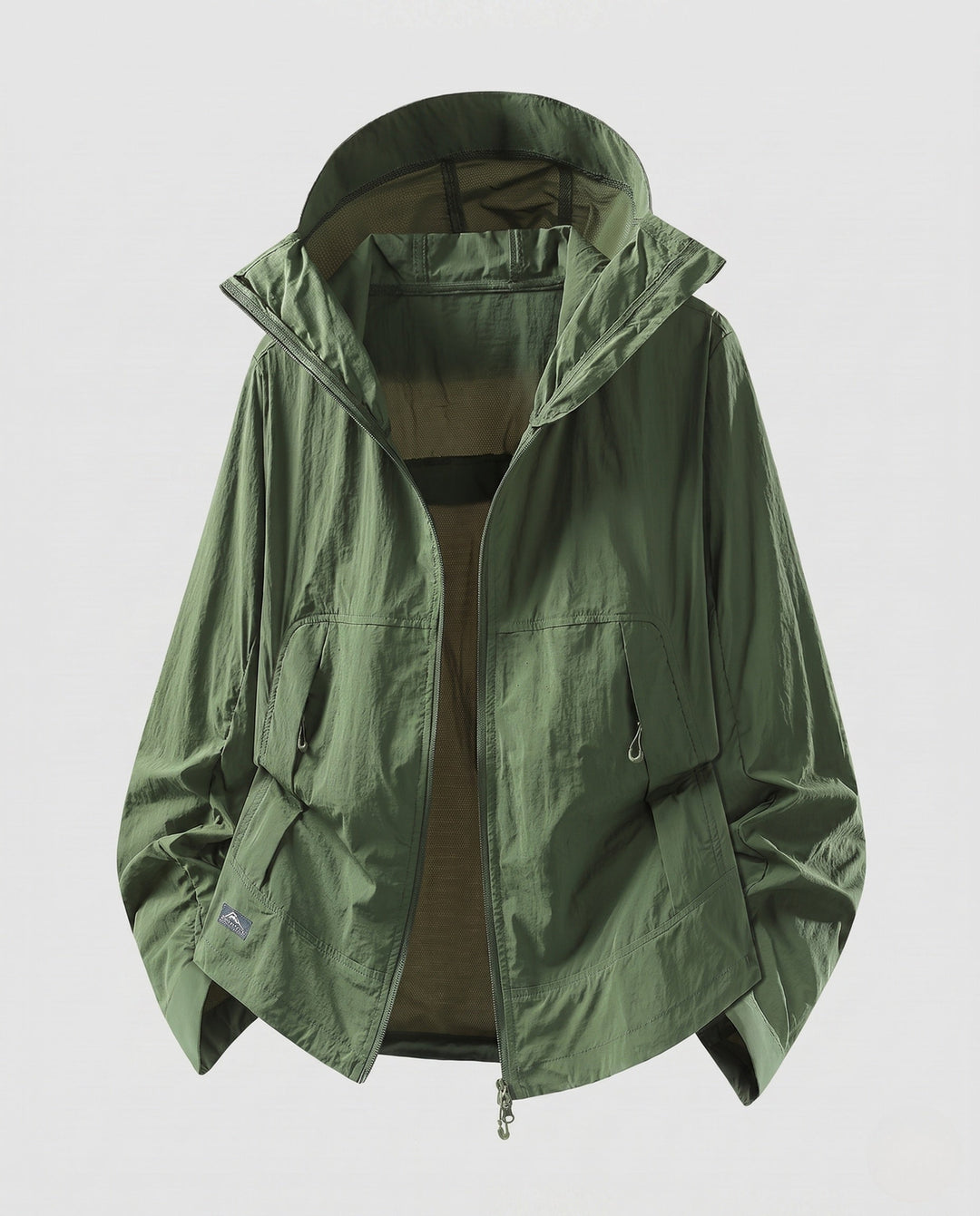 Women's Lightweight Windbreaker with Practical Cut and Breathable Inserts