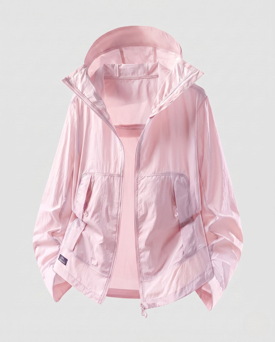 Women's Lightweight Windbreaker with Practical Cut and Breathable Inserts