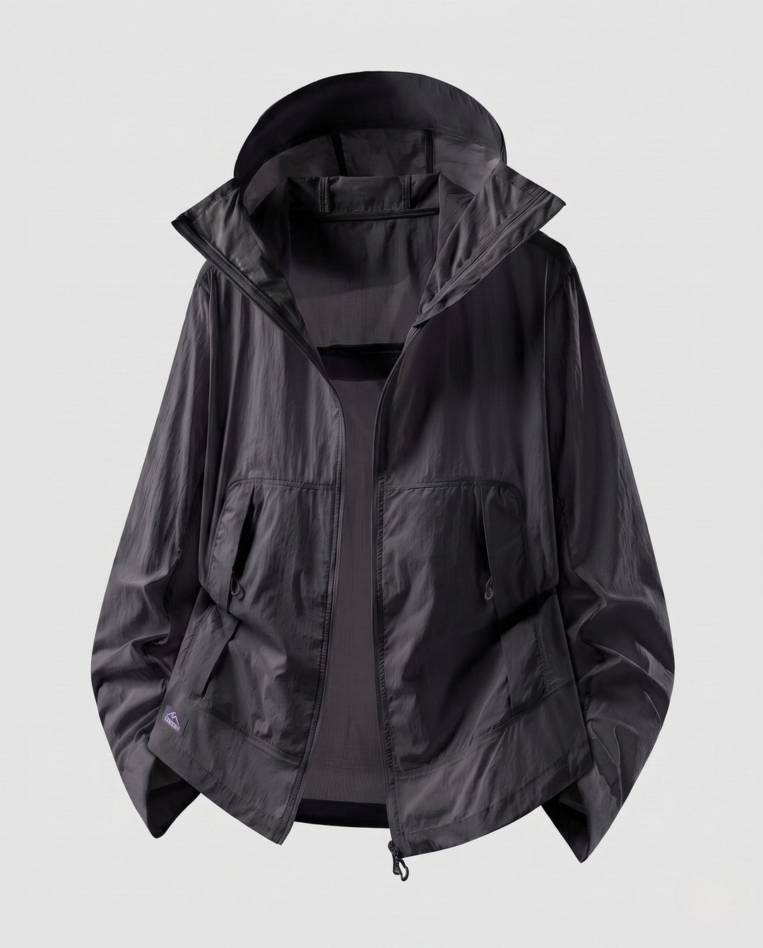 Women's Lightweight Windbreaker with Practical Cut and Breathable Inserts