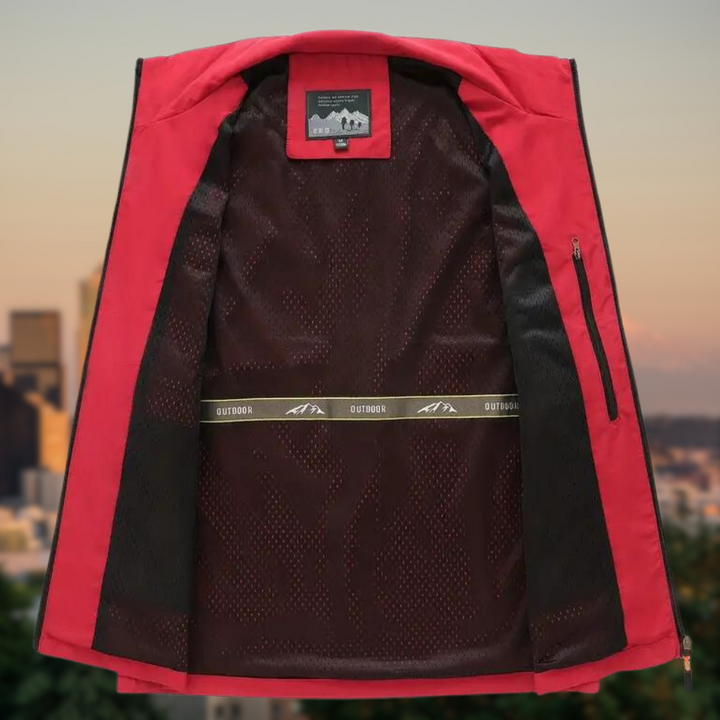 Men's Vest Multi with Pockets with Zipper