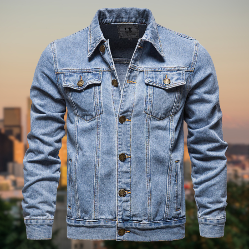 Denim Jacket with Classic Design