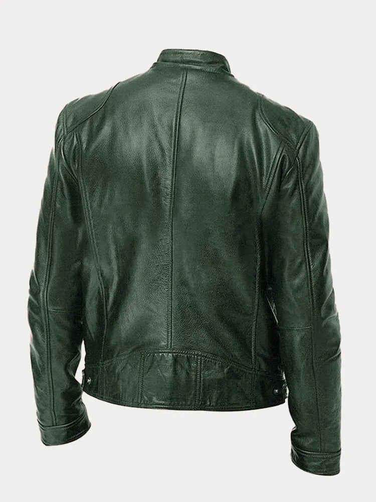 Men's Jacket with Lining, Pockets, and Adjustable Cuffs, Casual and Everyday Jacket