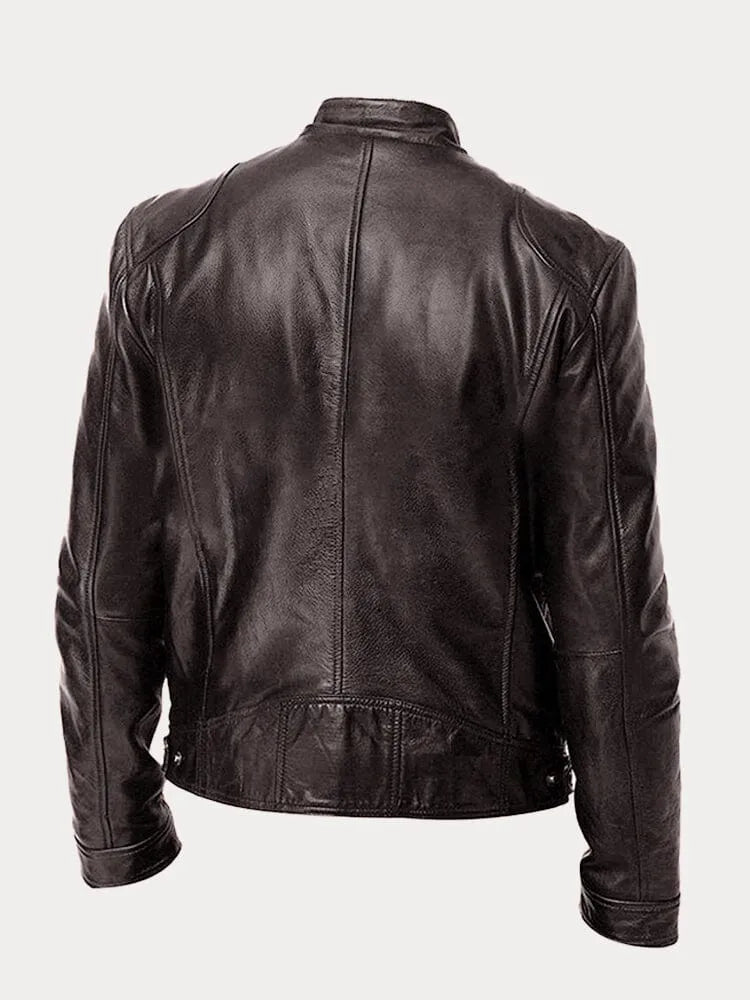 Men's Jacket with Lining, Pockets, and Adjustable Cuffs, Casual and Everyday Jacket