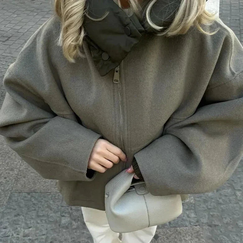 Women's Casual and Loose Jacket with Hood