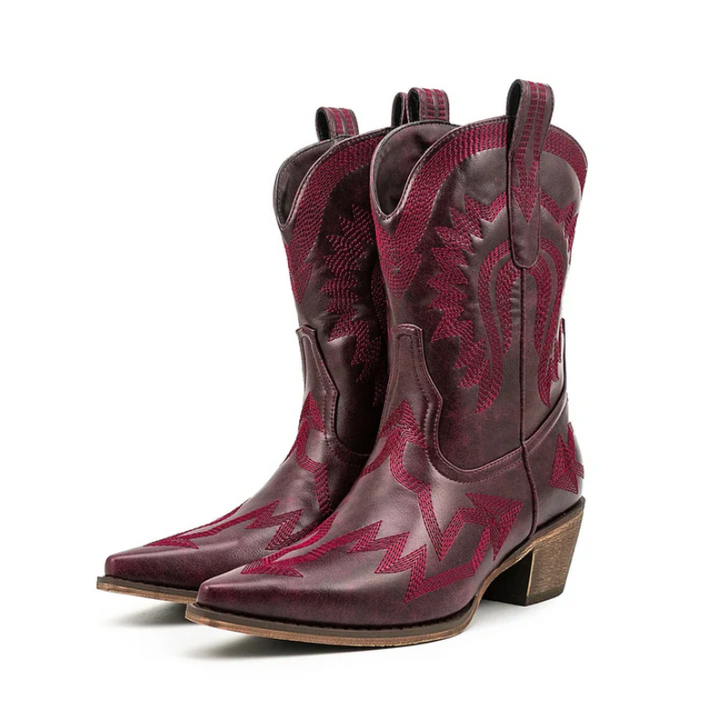 Women's Timeless Western Cowboy Leather Boots