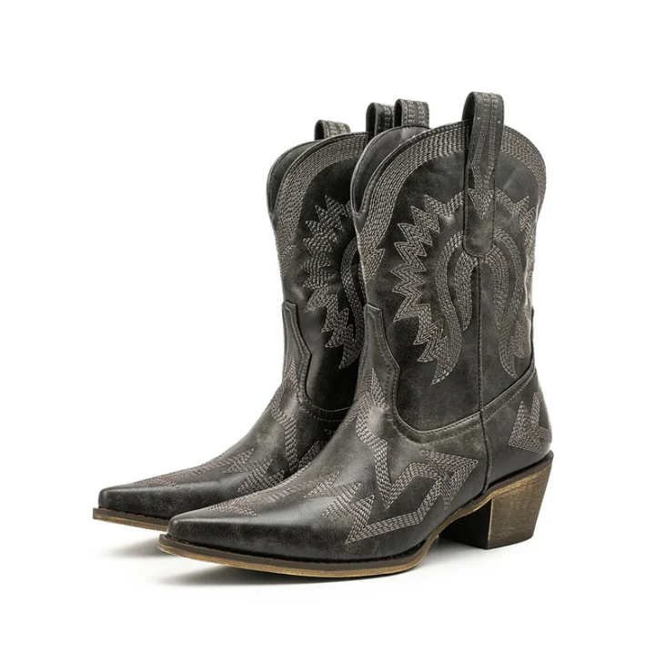 Women's Timeless Western Cowboy Leather Boots